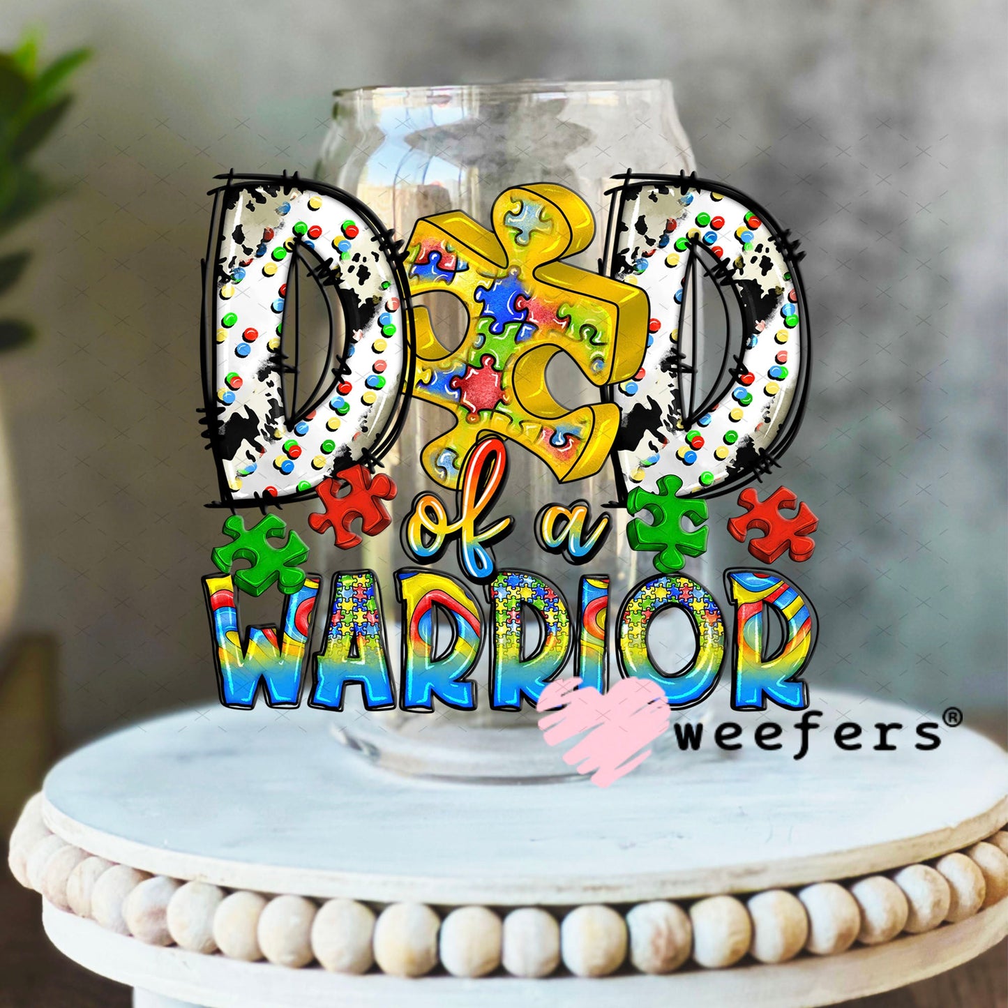 UV DTF Decal - Later Gator 16oz Libbey Glass Original Size Weefers