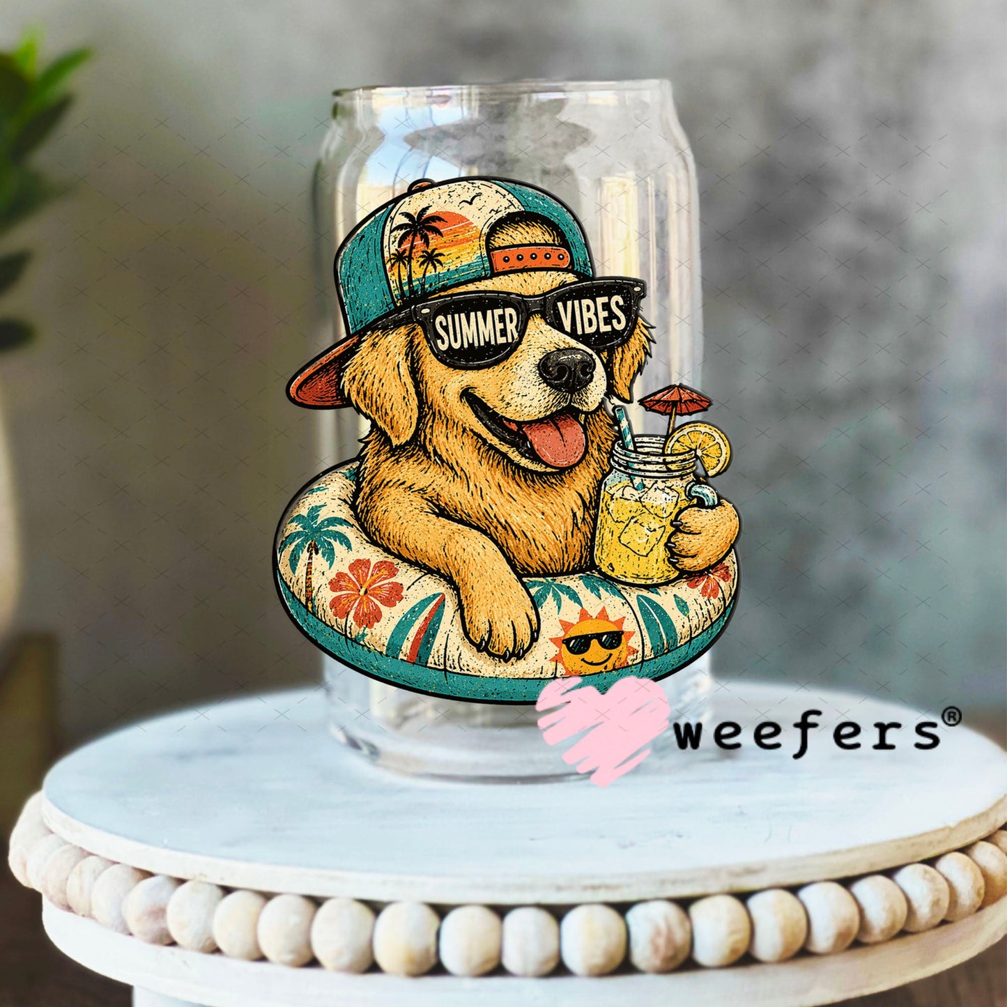 UV DTF Decal - Later Gator 16oz Libbey Glass Original Size Weefers