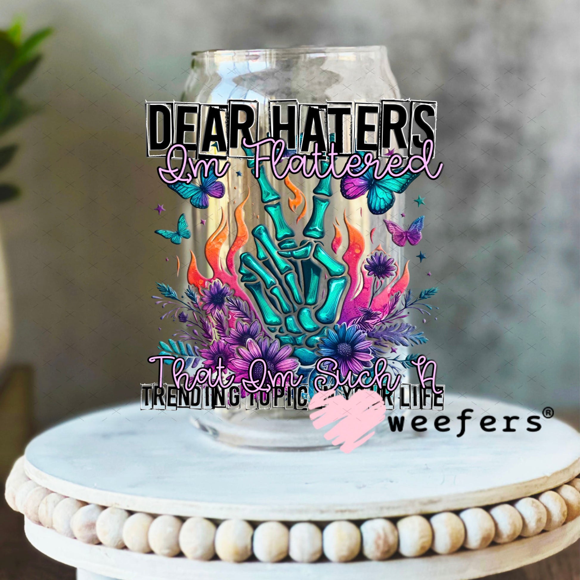 UV DTF Decal - Later Gator 16oz Libbey Glass Original Size Weefers