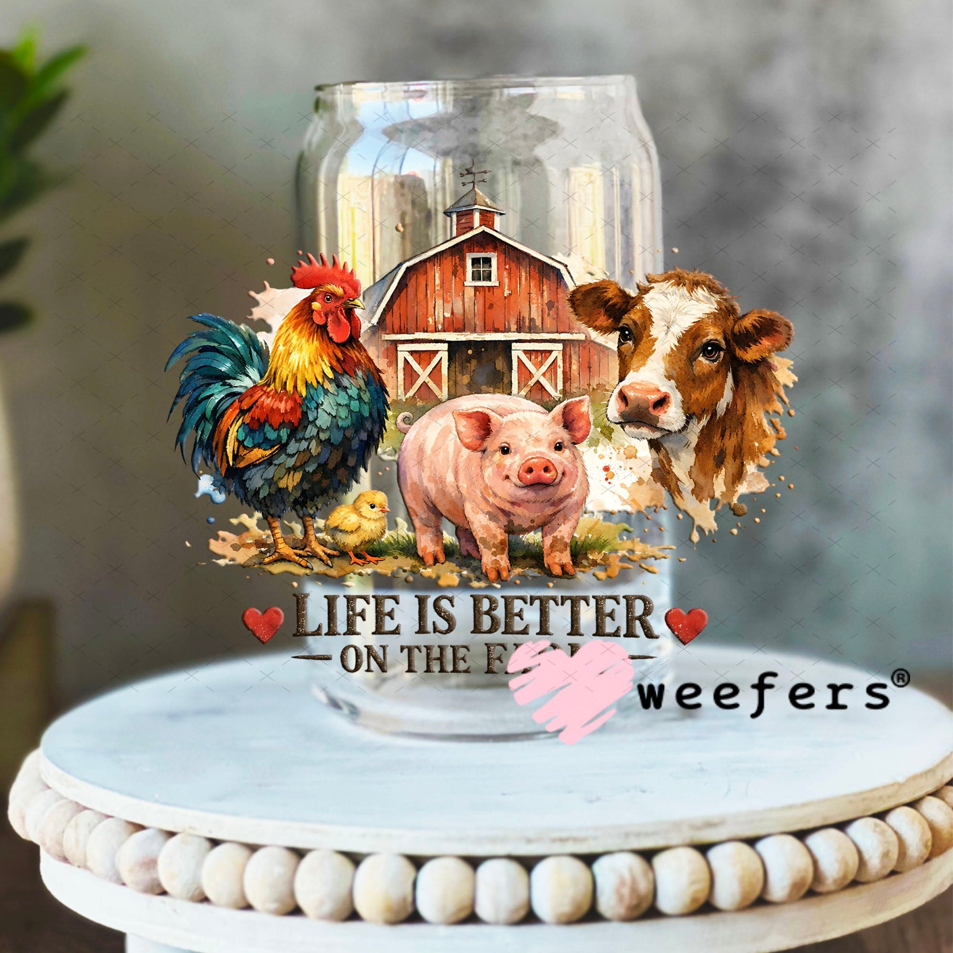 UV DTF Decal - Later Gator 16oz Libbey Glass Original Size Weefers