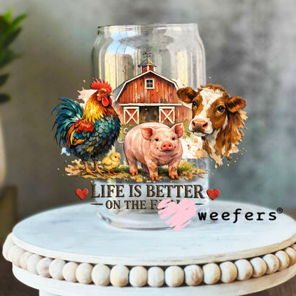 UV DTF Decal - Later Gator 16oz Libbey Glass Original Size Weefers
