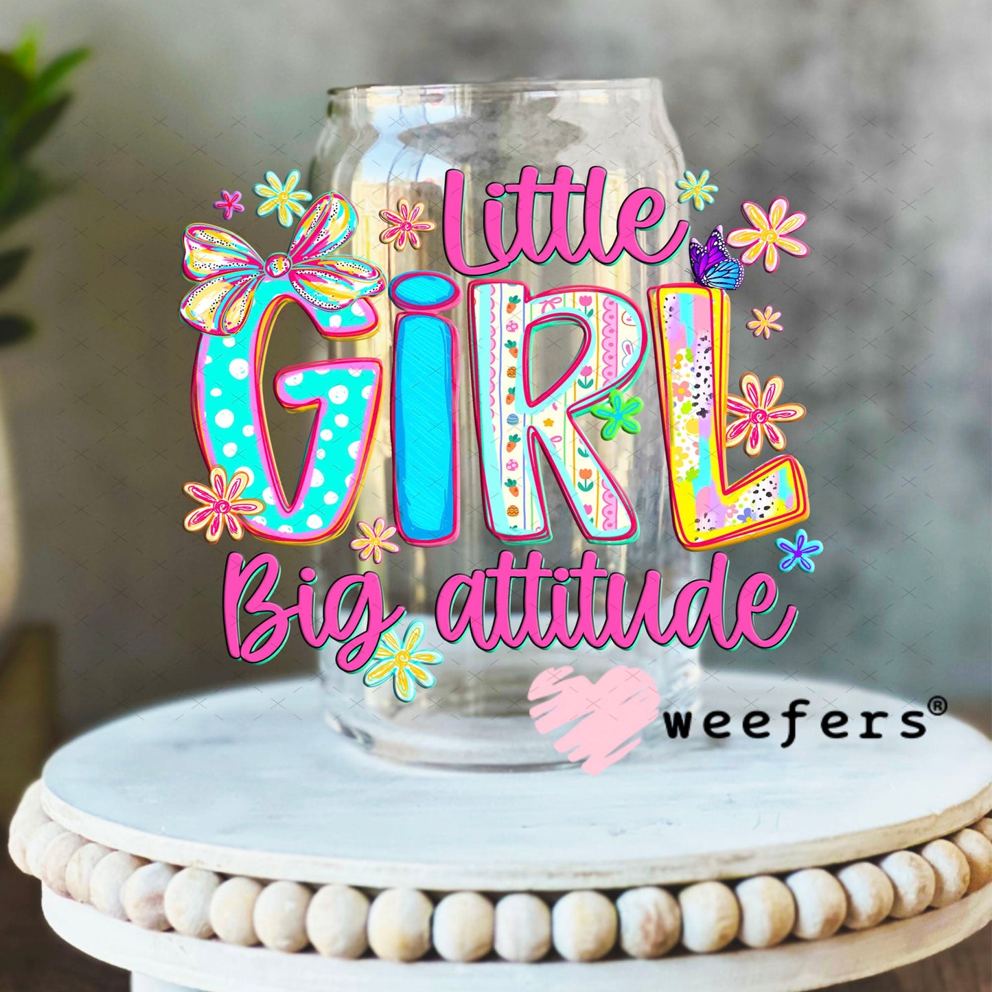 UV DTF Decal - Later Gator 16oz Libbey Glass Original Size Weefers
