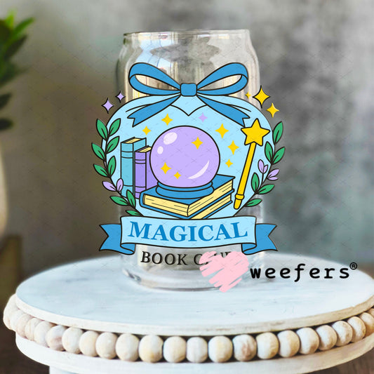 UV DTF Decal - Magical Book Club 16oz Libbey Glass Original Size Weefers