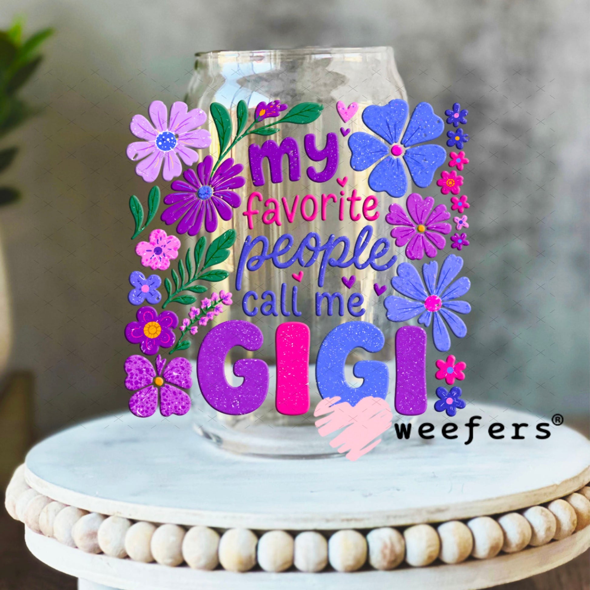 UV DTF Decal - Later Gator 16oz Libbey Glass Original Size Weefers