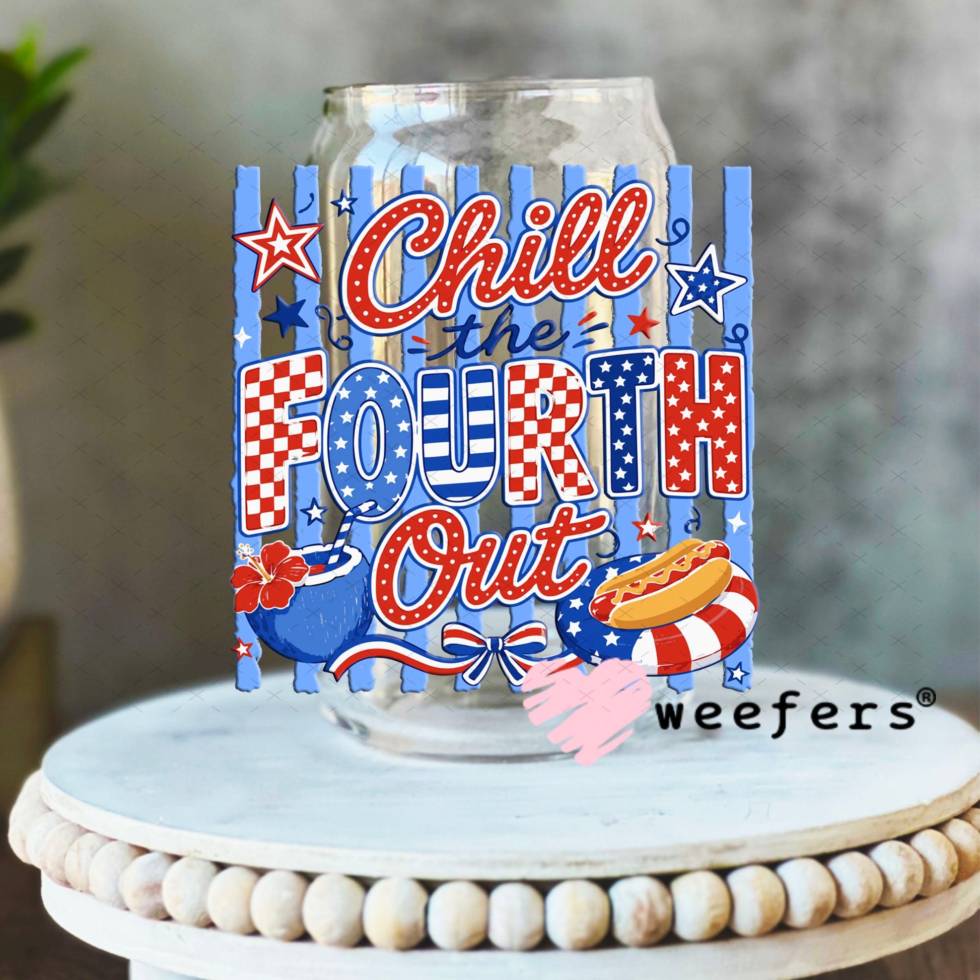 UV DTF Decal - Later Gator 16oz Libbey Glass Original Size Weefers