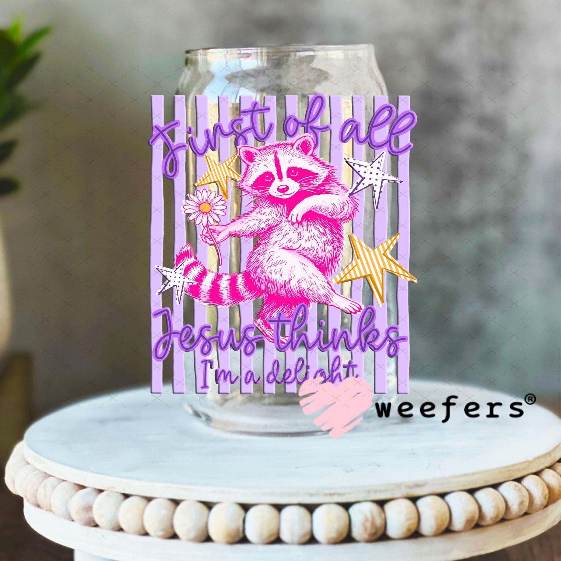 UV DTF Decal - Later Gator 16oz Libbey Glass Original Size Weefers