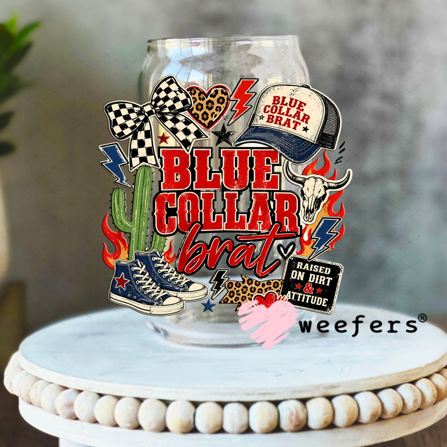 UV DTF Decal - Later Gator 16oz Libbey Glass Original Size Weefers