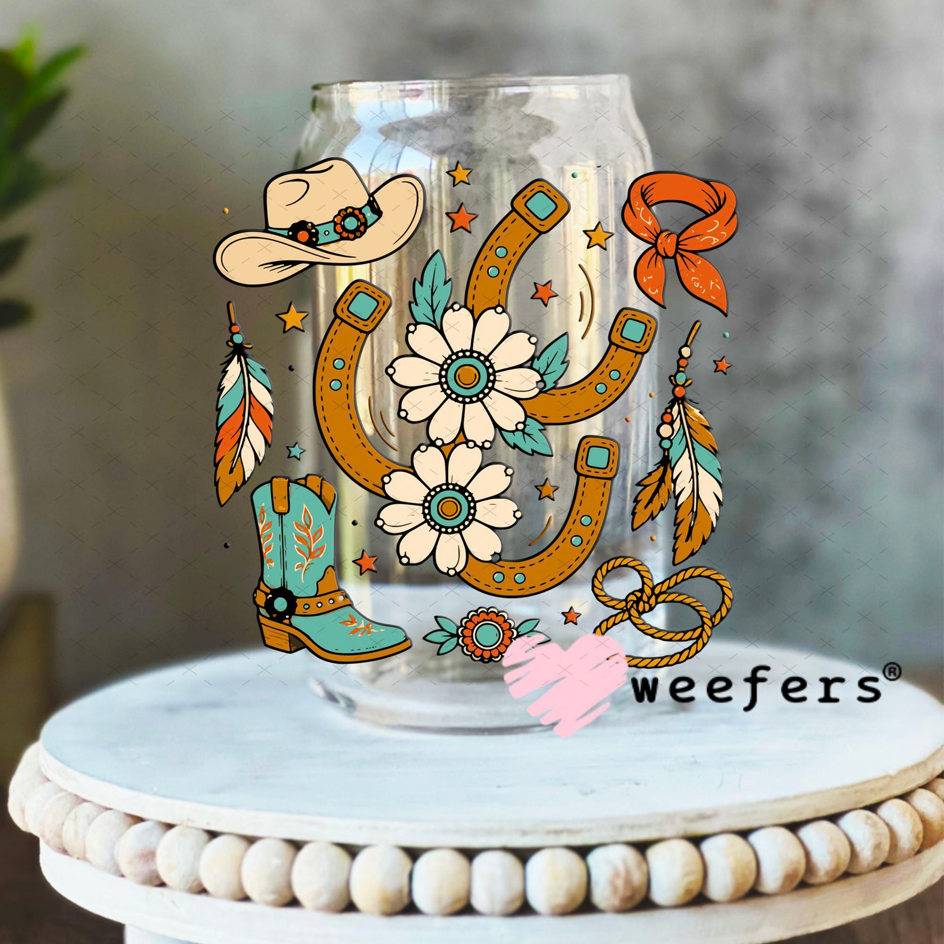 UV DTF Decal - Later Gator 16oz Libbey Glass Original Size Weefers
