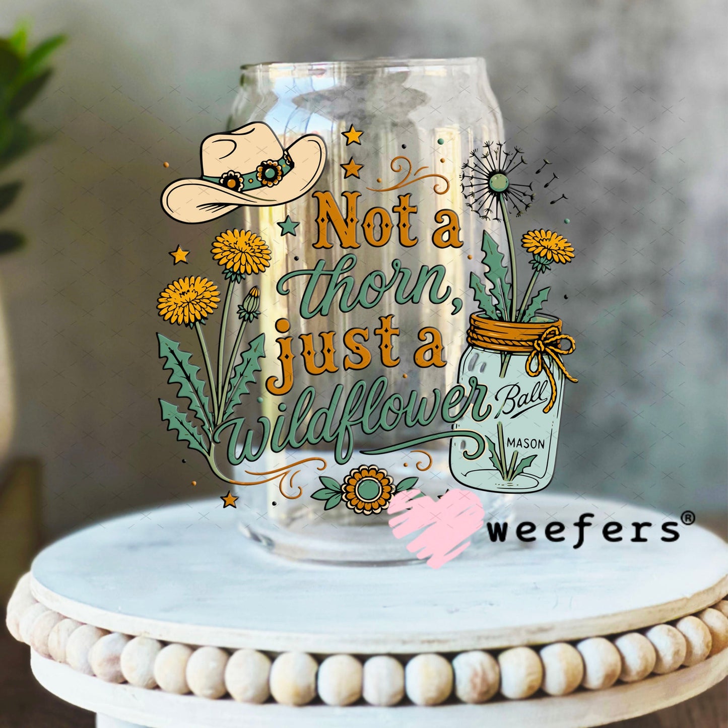 UV DTF Decal - Later Gator 16oz Libbey Glass Original Size Weefers