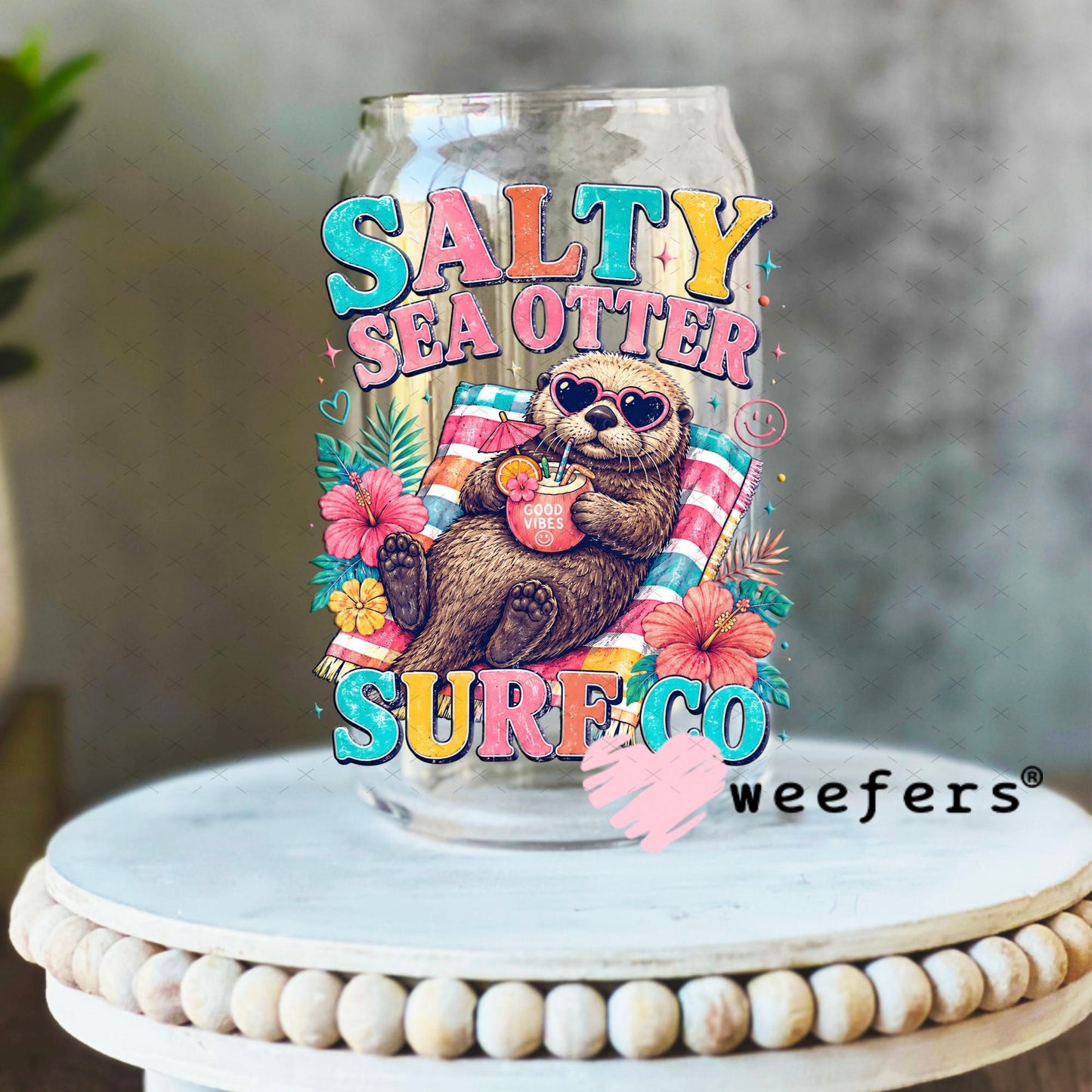 UV DTF Decal - Later Gator 16oz Libbey Glass Original Size Weefers
