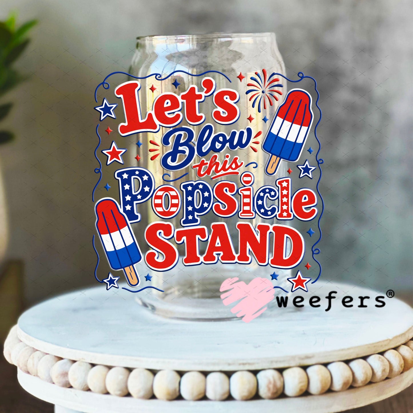UV DTF Decal - Later Gator 16oz Libbey Glass Original Size Weefers