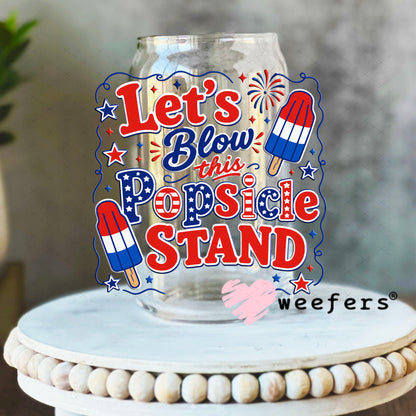 UV DTF Decal - Later Gator 16oz Libbey Glass Original Size Weefers