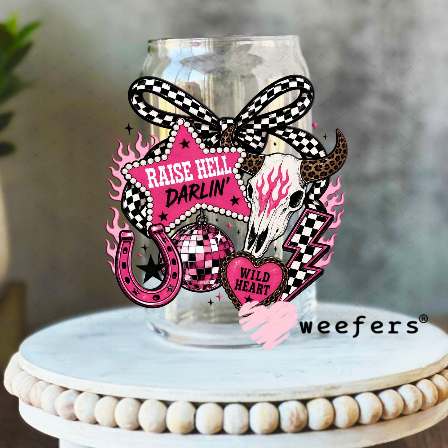 UV DTF Decal - Later Gator 16oz Libbey Glass Original Size Weefers