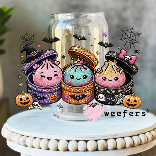 UV DTF Decal - Halloween Dumplings 16oz Libbey Glass Original Size Weefers