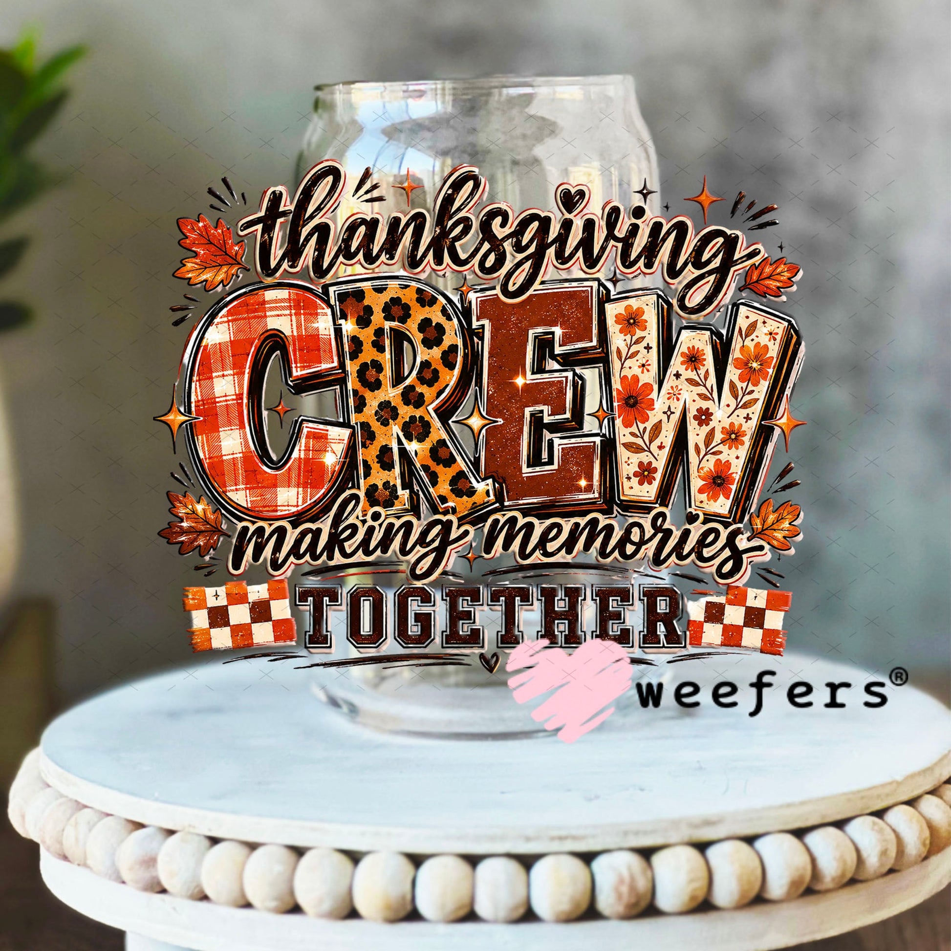 UV DTF Decal - Later Gator 16oz Libbey Glass Original Size Weefers