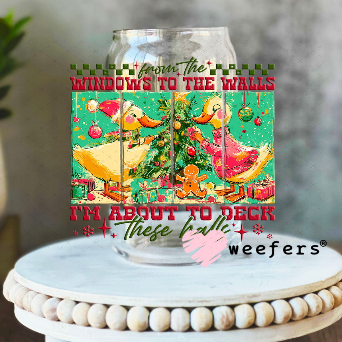 UV DTF Decal - Later Gator 16oz Libbey Glass Original Size Weefers