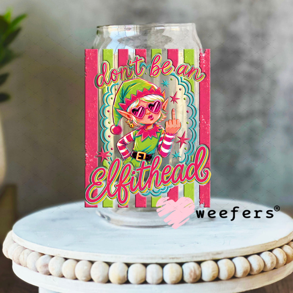 UV DTF Decal - Later Gator 16oz Libbey Glass Original Size Weefers