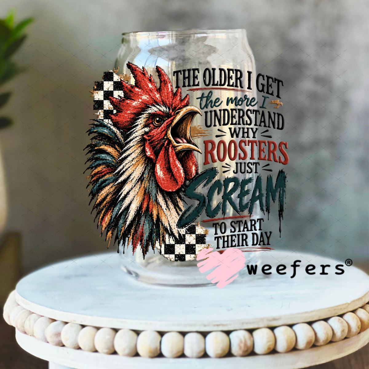 UV DTF Decal - Later Gator 16oz Libbey Glass Original Size Weefers
