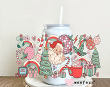 Load image into Gallery viewer, Santa&#39;s Favorite Things Christmas UV DTF Cup Wrap - Weefers
