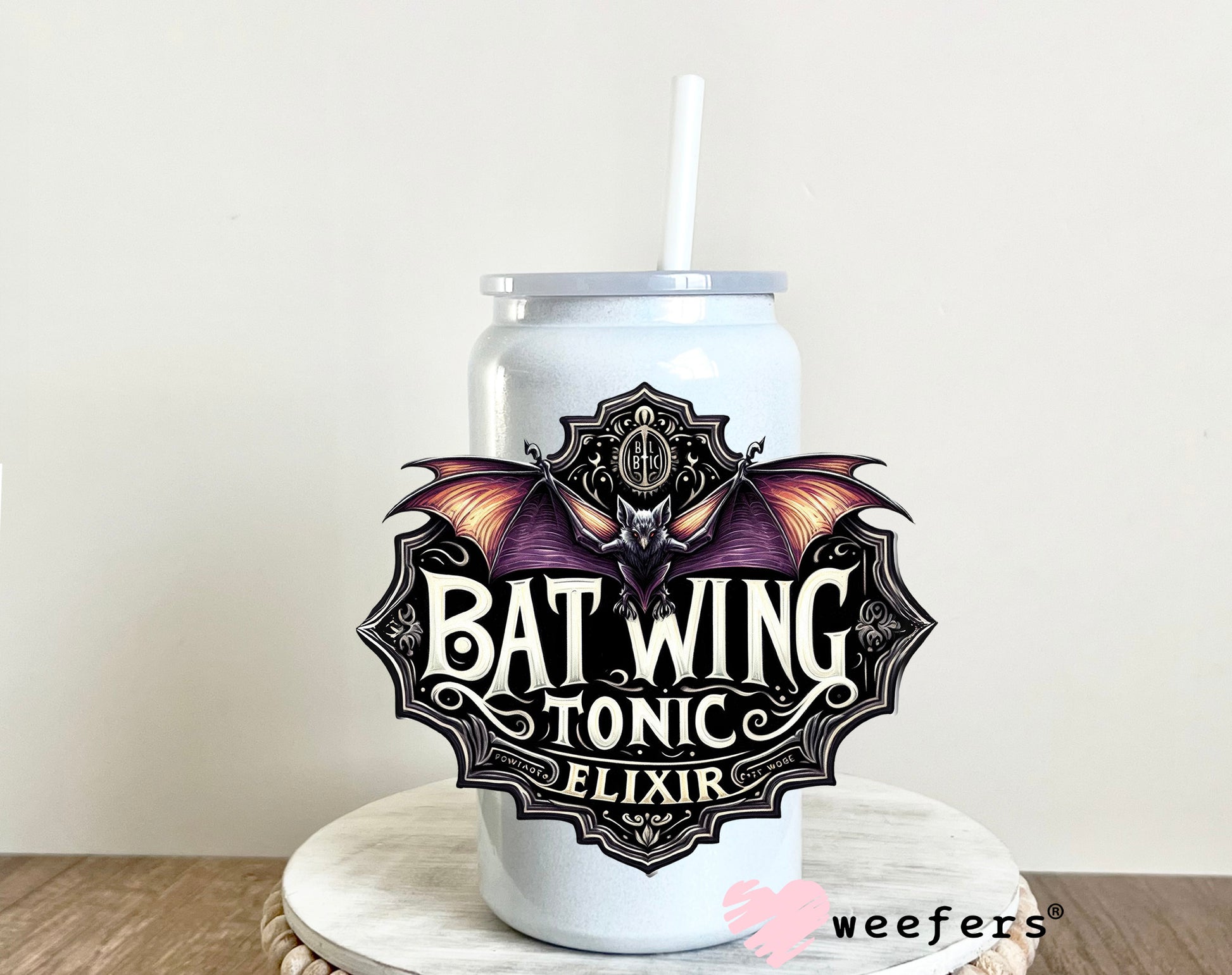 Bat Wing Tonic UV DTF Decal - Weefers