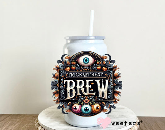 Trick or Treat Brew Halloween UV DTF Decal - Weefers