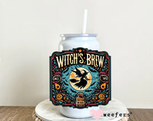 Load image into Gallery viewer, Witch&#39;s Brew Broom Halloween UV DTF Decal - Weefers
