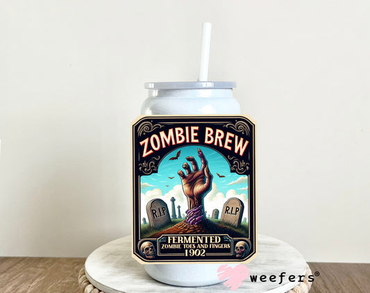 Zombie Brew Halloween UV DTF Decal - Weefers