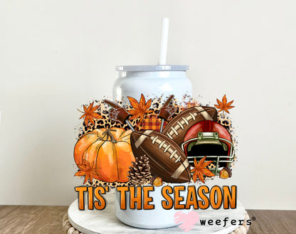 Tis The Season Fall Football UV DTF Decal - Weefers