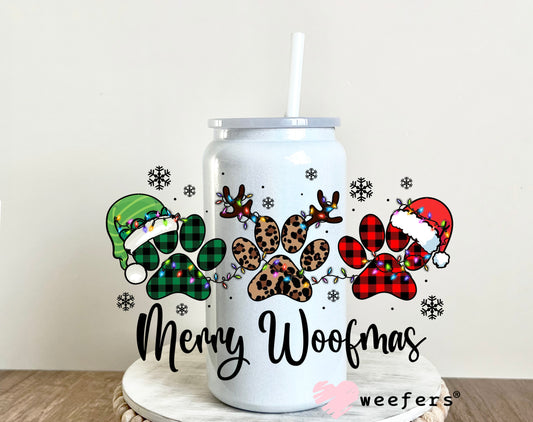 Merry Woofmas Dog Christmas UV DTF Decal - Weefers