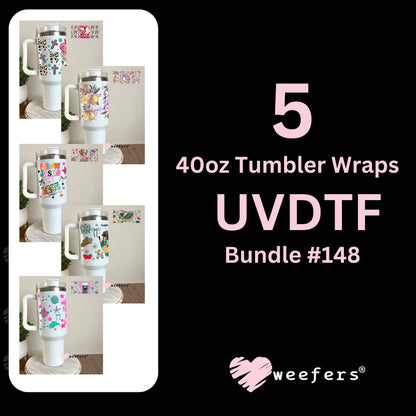 Christian Ver 1 UV DTF Cup Wrap Bundle 40oz Tumbler Weefers