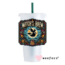 Load image into Gallery viewer, Witch&#39;s Brew Broom Halloween UV DTF Decal - Weefers
