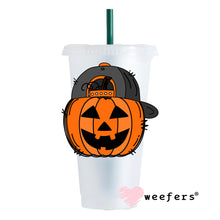 Load image into Gallery viewer, Pumpkin Hat Halloween UV DTF Decal - Weefers
