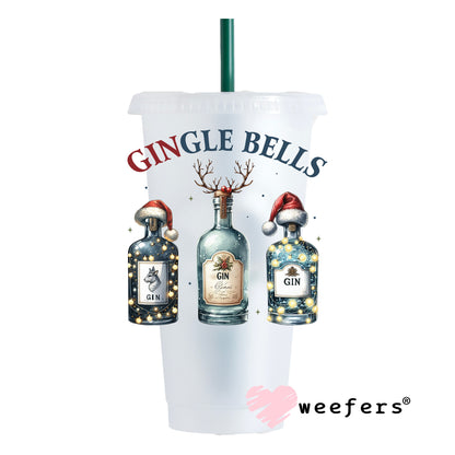 GinGle Bells Christmas Drink UV DTF Decal - Weefers