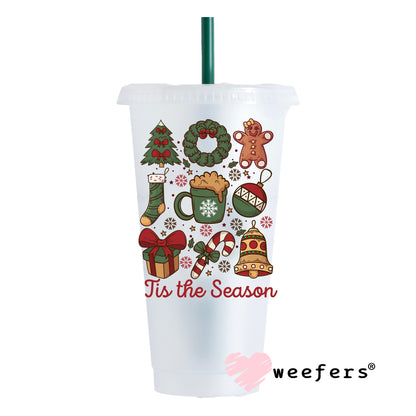 Tis the Season Christmas Favorite Things UV DTF Decal - Weefers