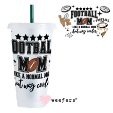 Load image into Gallery viewer, Football Mom Loud and Proud UV DTF Cup Wrap - Weefers
