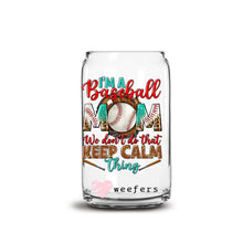 Load image into Gallery viewer, a glass jar with a baseball inside of it
