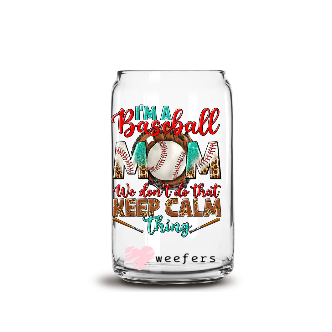 a glass jar with a baseball inside of it