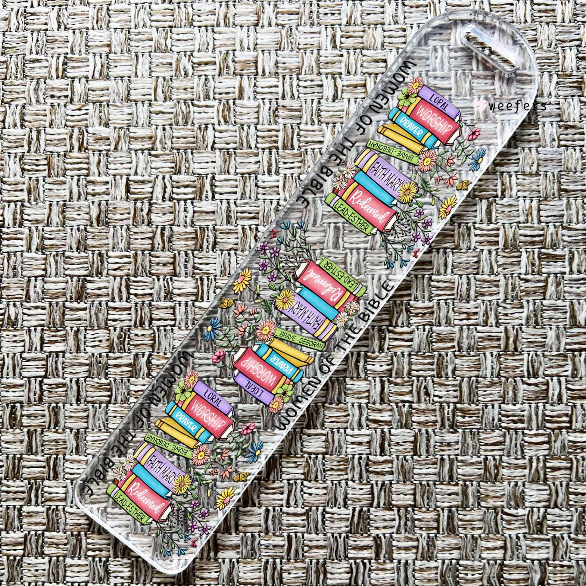 Women Of The Bible Bookmark UV DTF Decal - Weefers