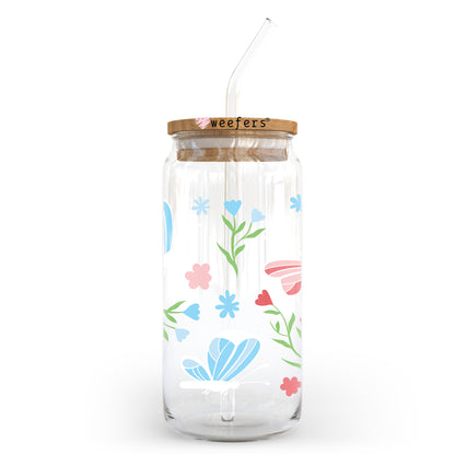 Ethereal Butterflies 20oz Libbey Glass Can, 34oz Hip Sip, 40oz Tumbler, 24oz Cold Cup UV DTF or Sublimation Decal Transfer - Weefers