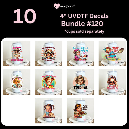 The Ultimate Funny LOL UV DTF 16oz Decal Bundle