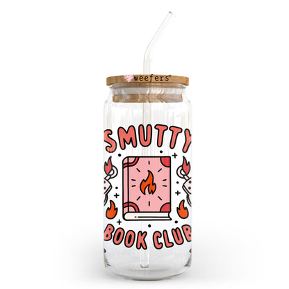 Smutty Book Club 20oz Libbey Glass Can, 34oz Hip Sip, 40oz Tumbler, 24oz Cold Cup UV DTF or Sublimation Decal Transfer - Weefers