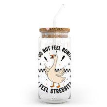 Load image into Gallery viewer, a glass jar with a straw in it that says, do not feel down,
