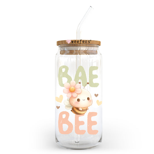 Bae Bee 20oz Libbey Glass Can, 34oz Hip Sip, 40oz Tumbler, 24oz Cold Cup UV DTF or Sublimation Decal Transfer - Weefers