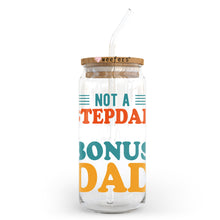 Load image into Gallery viewer, a glass jar with a straw in it that says not a tepadai don
