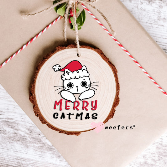 Meow Cat Mas UV DTF Ornament Decal