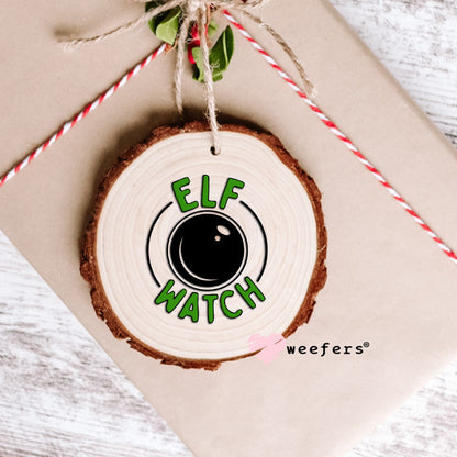 Elf Watch UV DTF Ornament Decal