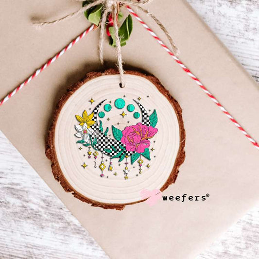 Checkered Dream Catcher Flower UV DTF Decal Ornament Weefers