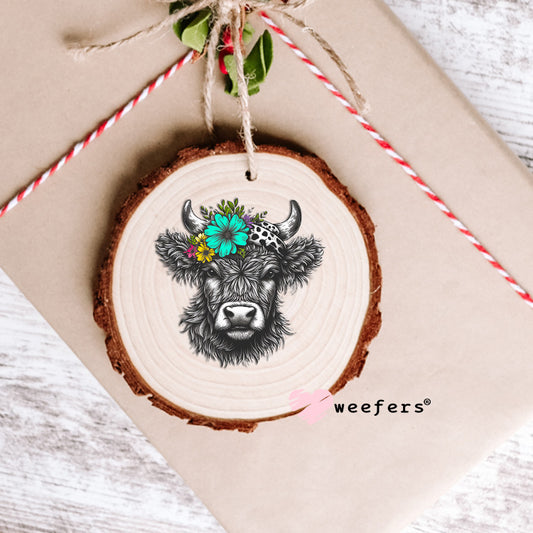 Highlander Flowers UV DTF Decal Ornament Weefers