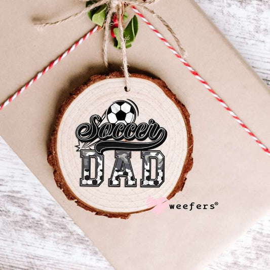 Soccer Dad Camo UV DTF Decal Ornament Weefers