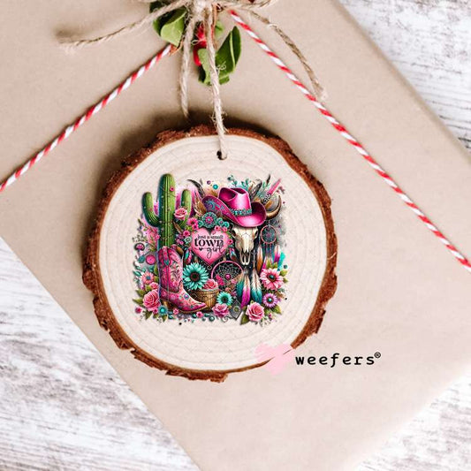 Just a Small Town Girl UV DTF Decal Ornament Weefers